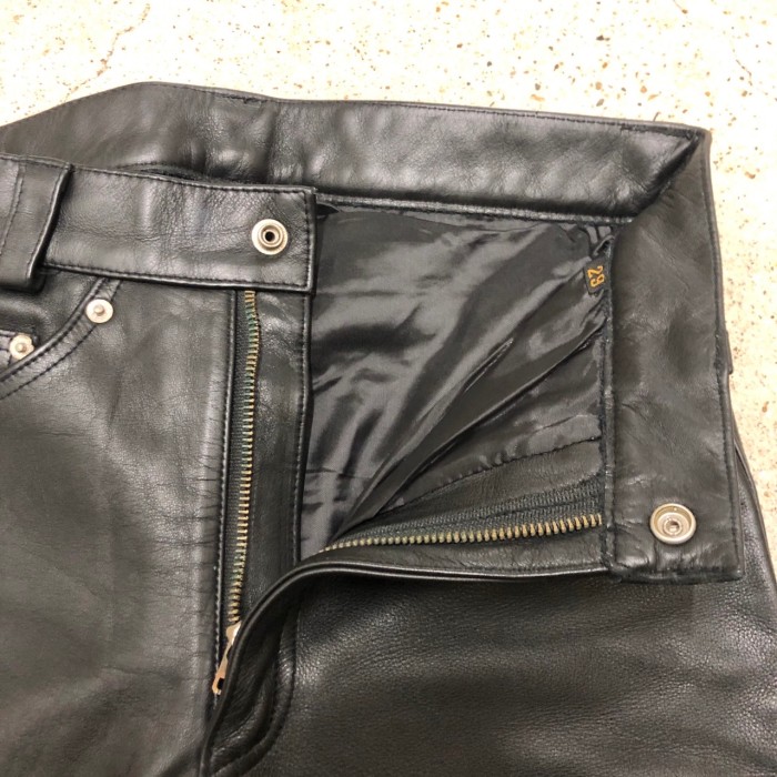 70〜80s Leather short pants/W29/レザーショーツ/ショートパンツ/TALONジップ/ブラック/古着/ヴィンテージ | Vintage.City 古着屋、古着コーデ情報を発信