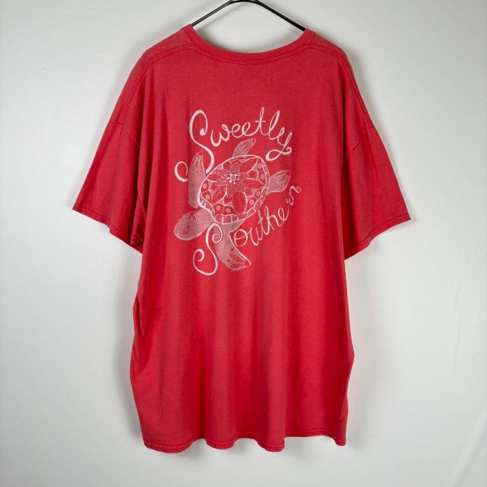USA古着 GILDAN Tシャツ アート 海亀 ウミガメ ピンク 2XL | Vintage.City 빈티지숍, 빈티지 코디 정보