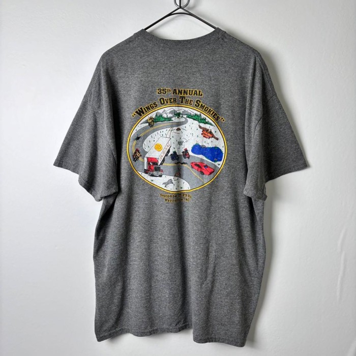 USA古着 ギルダン Tシャツ 企業系 ギャグ バイク イーグル グレー XL | Vintage.City 古着屋、古着コーデ情報を発信