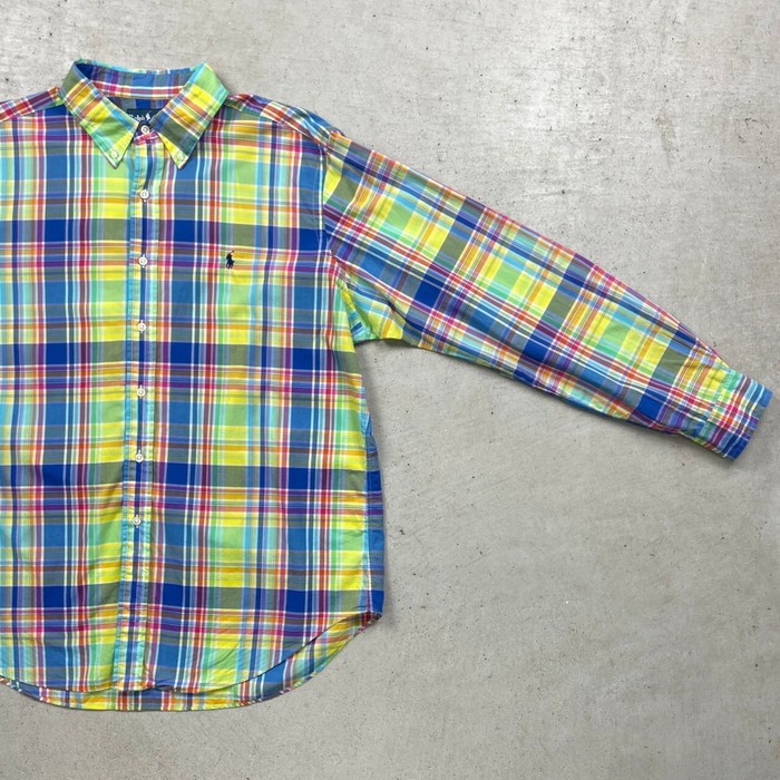 Ralph Lauren ラルフローレン CLASSIC FIT マドラスチェックシャツ メンズXL | Vintage.City 古着屋、古着コーデ情報を発信