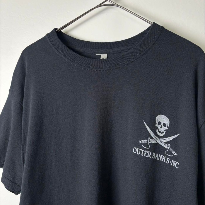 古着 ギルダン Tシャツ ドクロ スカル 海賊 バックプリント ブラック L | Vintage.City 빈티지숍, 빈티지 코디 정보