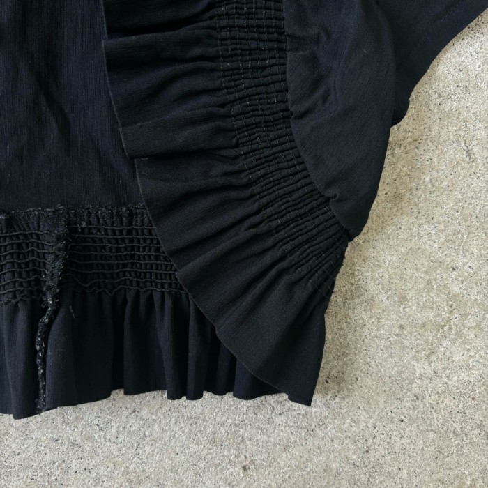 フリル ボレロ 黒 ブラック レディース #420 | Vintage.City 古着屋、古着コーデ情報を発信