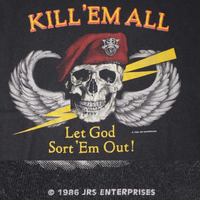 KILL'EM ALL 80's Tシャツ USA製 古着 ROTHCO 【メール便可】 [9019019] | Vintage.City 古着屋、古着コーデ情報を発信