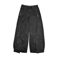 VERS Remake Destroyed Flare Denim Pants | Vintage.City 古着屋、古着コーデ情報を発信