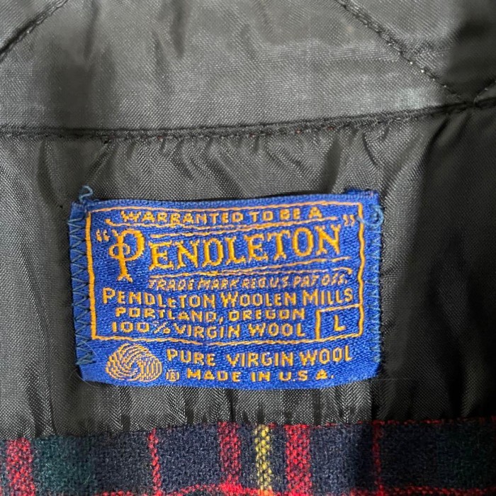 PENDLETON usa製 wool check shirt size L 配送C　ペンドルトン　ウールチェックシャツ　マルチカラー | Vintage.City 古着屋、古着コーデ情報を発信