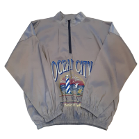 90s VENINIS SPORTWEAR half zip pullover nylon jacket (made in USA) | Vintage.City 빈티지숍, 빈티지 코디 정보
