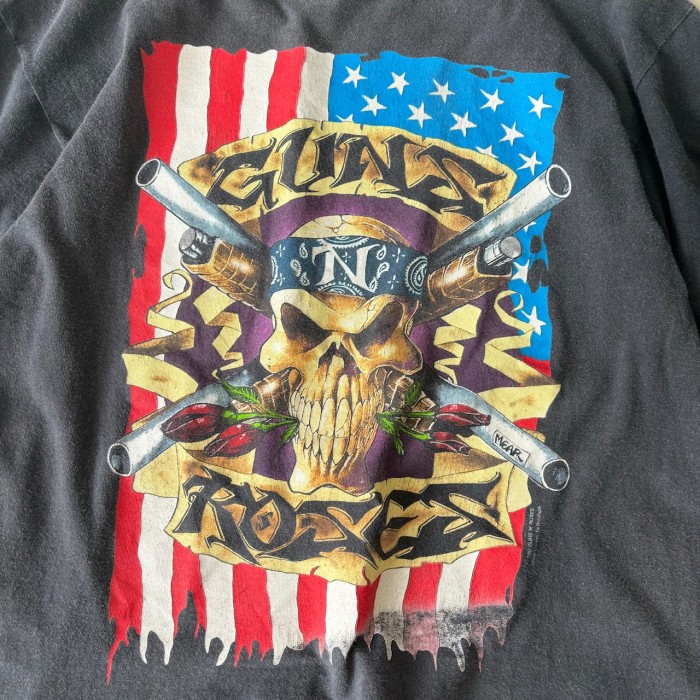 90’s USA製 Guns N’ Roses/ガンズ・アンド・ローゼズ Tシャツ プリントT バンドT ハードロック ロック 古着 fc-1844 | Vintage.City 古着屋、古着コーデ情報を発信