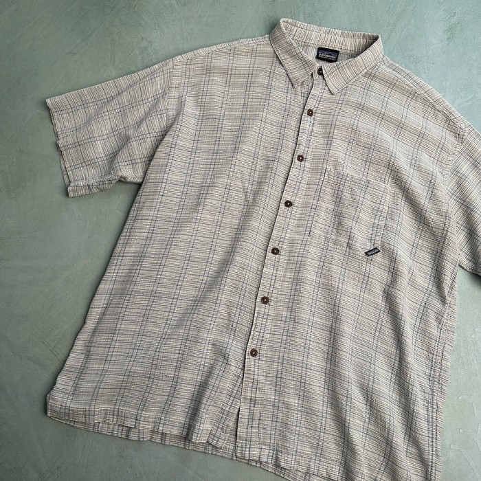 patagonia　パタゴニア　オーガニックコットン　チェックシャツ　半袖シャツ | Vintage.City 古着屋、古着コーデ情報を発信