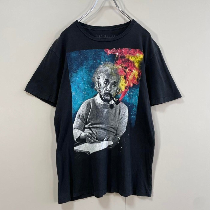 EINSTEIN photo T-shirt size M 配送C　天才科学者　アインシュタイン　プリントTシャツ　相対性理論 | Vintage.City 古着屋、古着コーデ情報を発信
