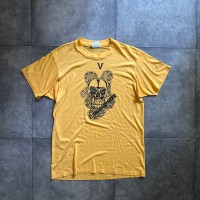 80s Hanes ヘインズ tシャツ USA製 L スカル イエロー | Vintage.City 古着屋、古着コーデ情報を発信
