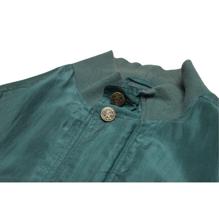 Vintage Stand Collar Silk Blouson | Vintage.City 古着屋、古着コーデ情報を発信
