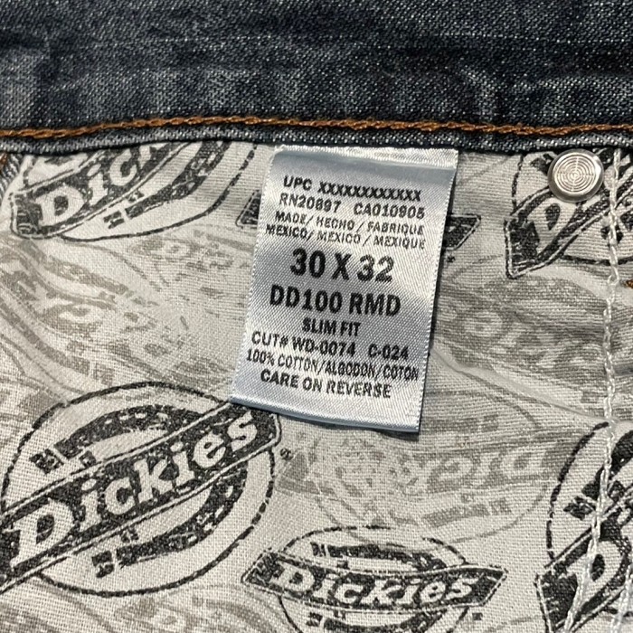 Dickies ディッキーズ　スリムシルエット　デニムパンツ　W30  A101 | Vintage.City 古着屋、古着コーデ情報を発信