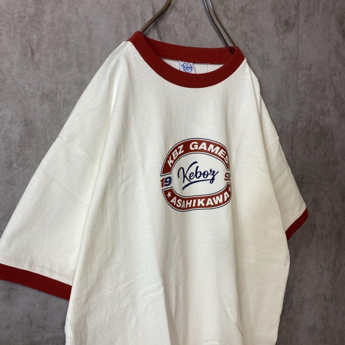 タグ付き KEBOZ center logo ringer T-shirt size L 配送A センターロゴ　リンガーTシャツ | Vintage.City Vintage Shops, Vintage Fashion Trends