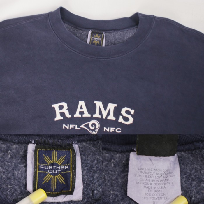RAMS NFL フットボール スウェット USA製 [9019003] | Vintage.City 古着屋、古着コーデ情報を発信