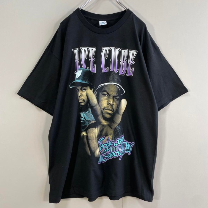 ICE CUBE hiphop print T-shirt size XL 配送C　アイスキューブ　メキシコ製　HIPHOP | Vintage.City 빈티지숍, 빈티지 코디 정보