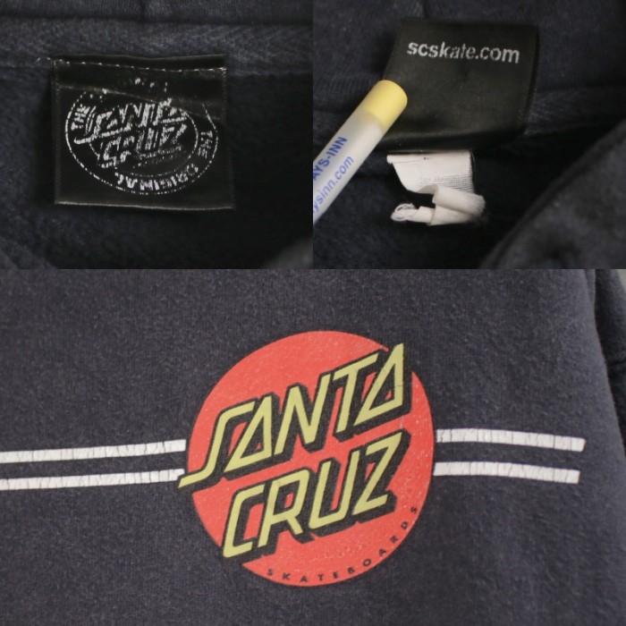 サンタクルーズ　SANTA CRUZ スウェットパーカー [9019004] | Vintage.City 古着屋、古着コーデ情報を発信