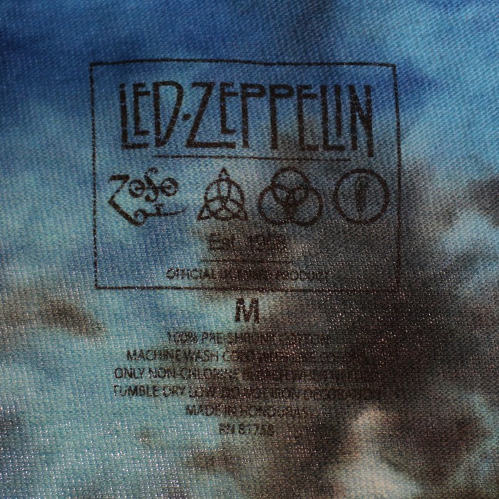 LED-ZEPPELIN Tie-dye Tee / レッド・ツェッペリン タイダイ バンドT M | Vintage.City 빈티지숍, 빈티지 코디 정보