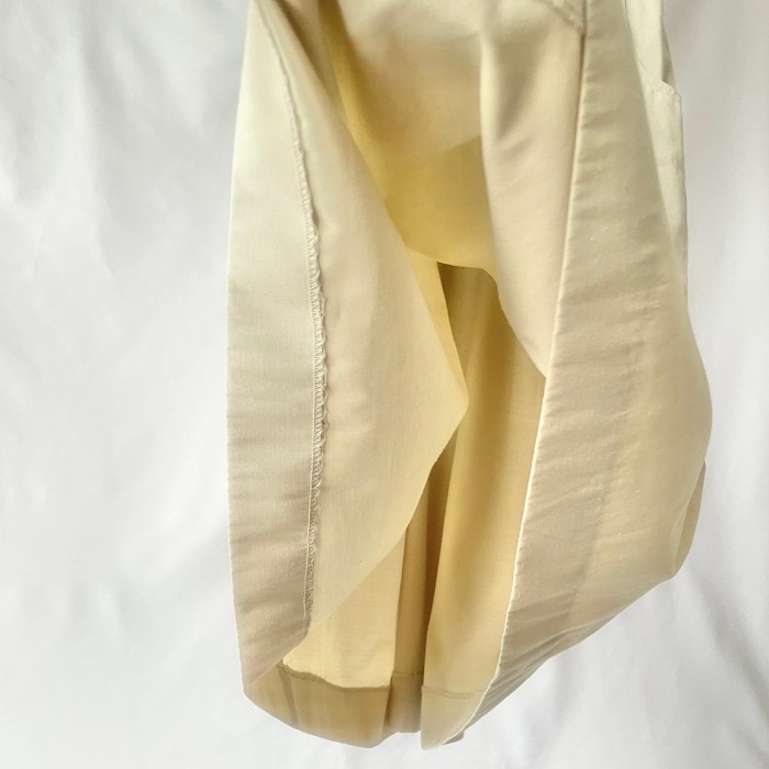 Leslie fay beige shirt onepiece ベージュ襟付きワンピース　vintage フレアワンピース | Vintage.City 古着屋、古着コーデ情報を発信