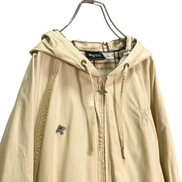 LRG 00's zip-up hooded cotton design jacket | Vintage.City 古着屋、古着コーデ情報を発信