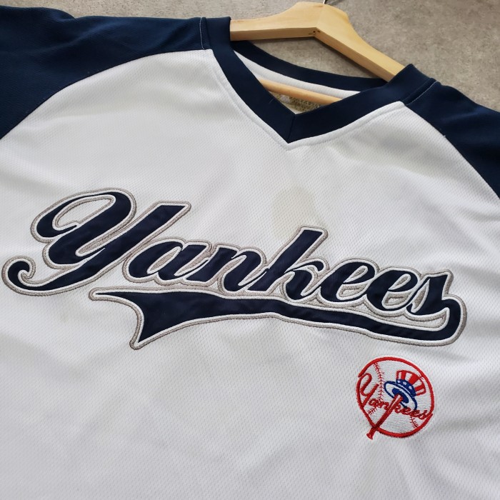 mlb new york Yankees ニューヨークヤンキース半袖ゲームシャツ | Vintage.City 古着屋、古着コーデ情報を発信