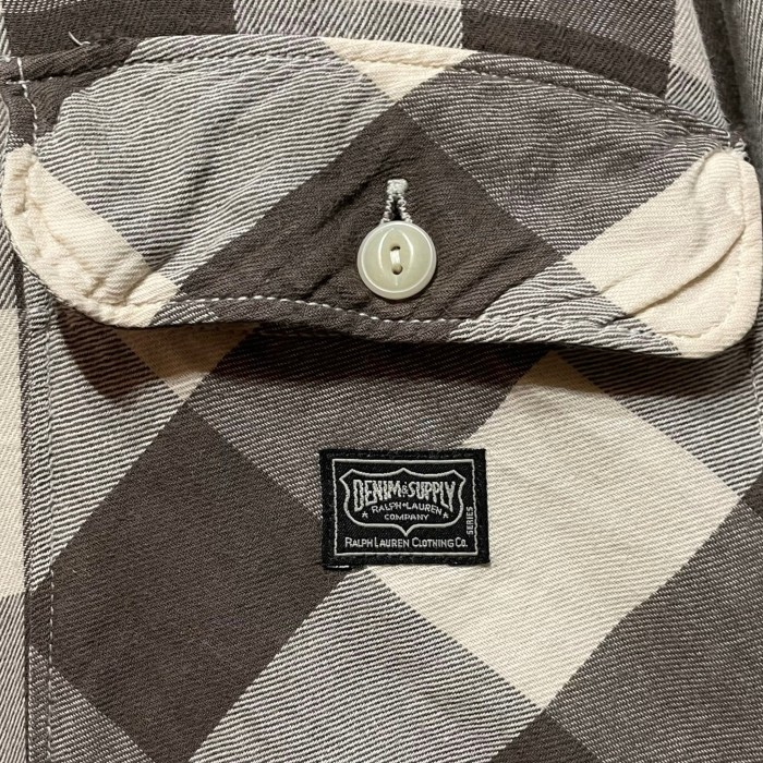 “DENIM & SUPPLY RALPH LAUREN” L/S Light Flannel Shirt | Vintage.City 古着屋、古着コーデ情報を発信