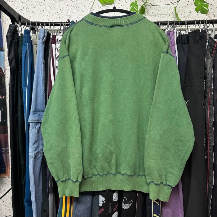 LACOSTE SWEAT GREEN | Vintage.City 古着屋、古着コーデ情報を発信