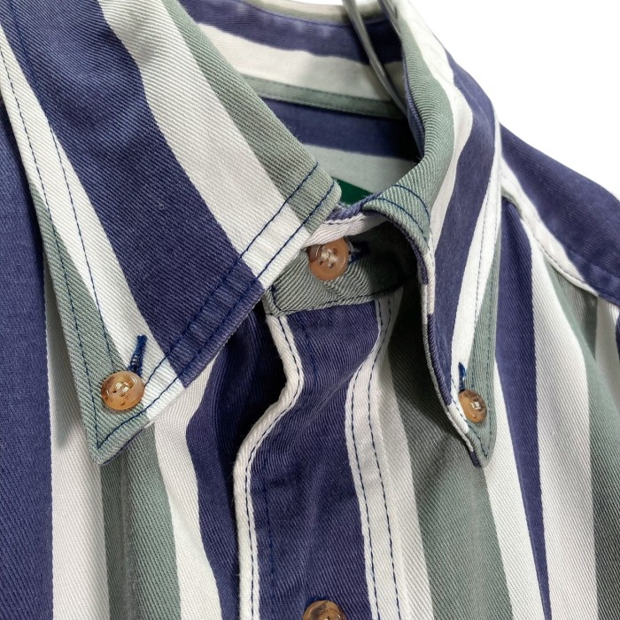 90s AMERICAN EAGLE L/S cotton mulch stripe shirt | Vintage.City 古着屋、古着コーデ情報を発信