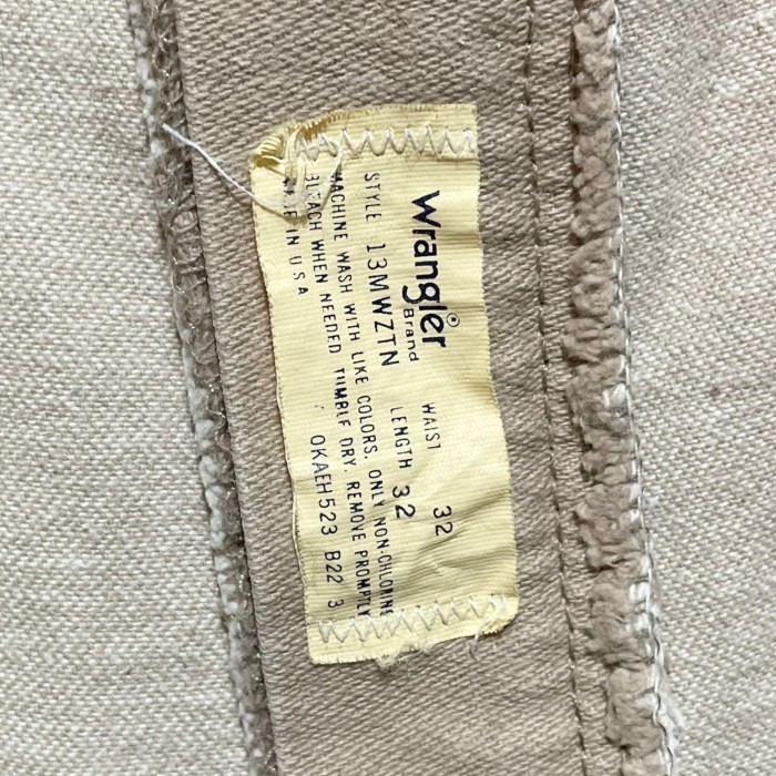 90's “Wrangler” 13MWZ Color Denim Pants W32L32 Made in USA | Vintage.City 古着屋、古着コーデ情報を発信
