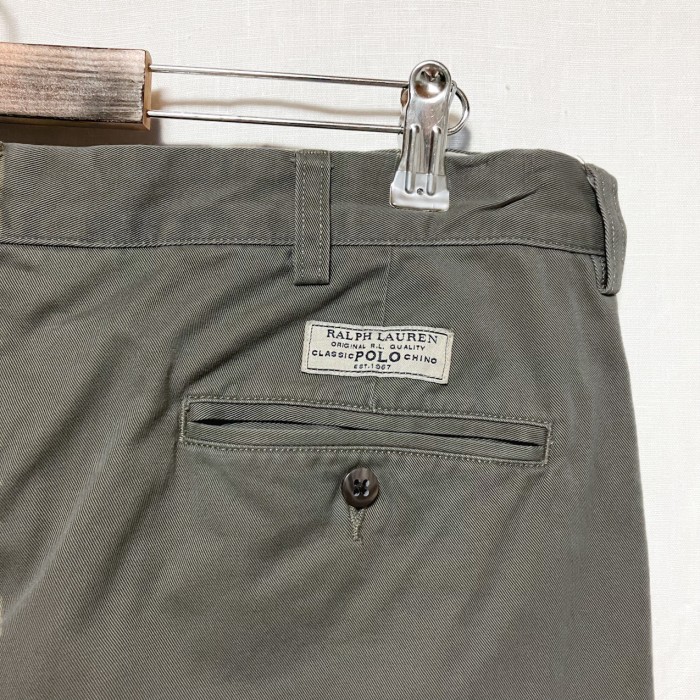 Polo Ralph Lauren ANDREW PANT チノパンツ 35×32 ラルフローレン ポロチノ グレイカーキ | Vintage.City 빈티지숍, 빈티지 코디 정보