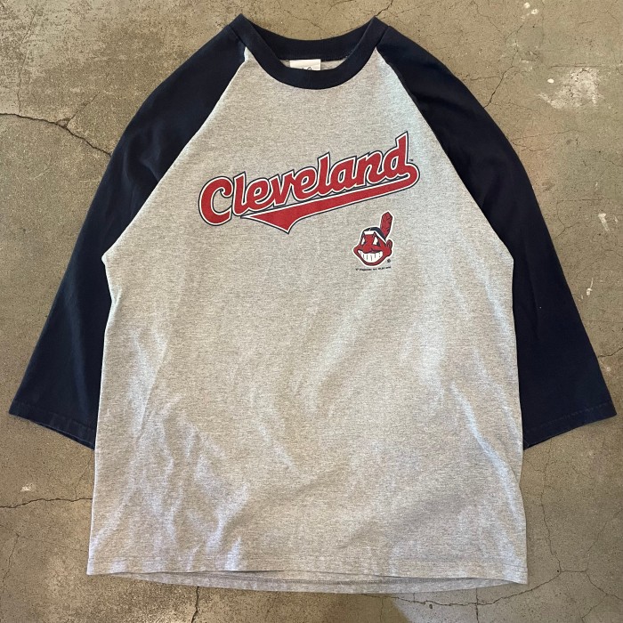 majestic MLB design raglan sleeve print t shirt | Vintage.City 古着屋、古着コーデ情報を発信