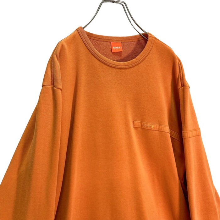 HUGO BOSS 00's L/S logo design sweatshirt | Vintage.City 古着屋、古着コーデ情報を発信