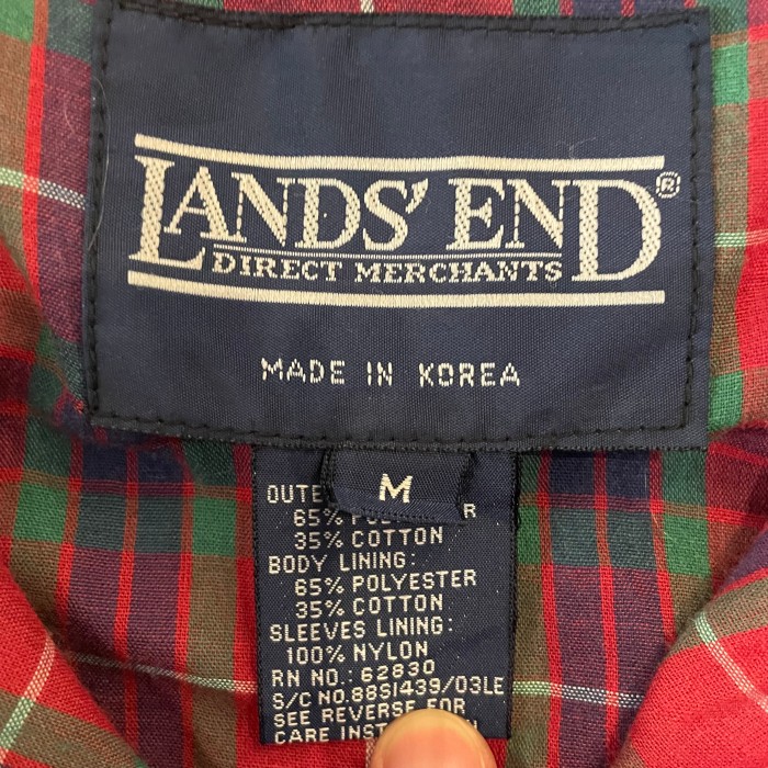 LANDS'END cotton polyester swing top jacket | Vintage.City 古着屋、古着コーデ情報を発信