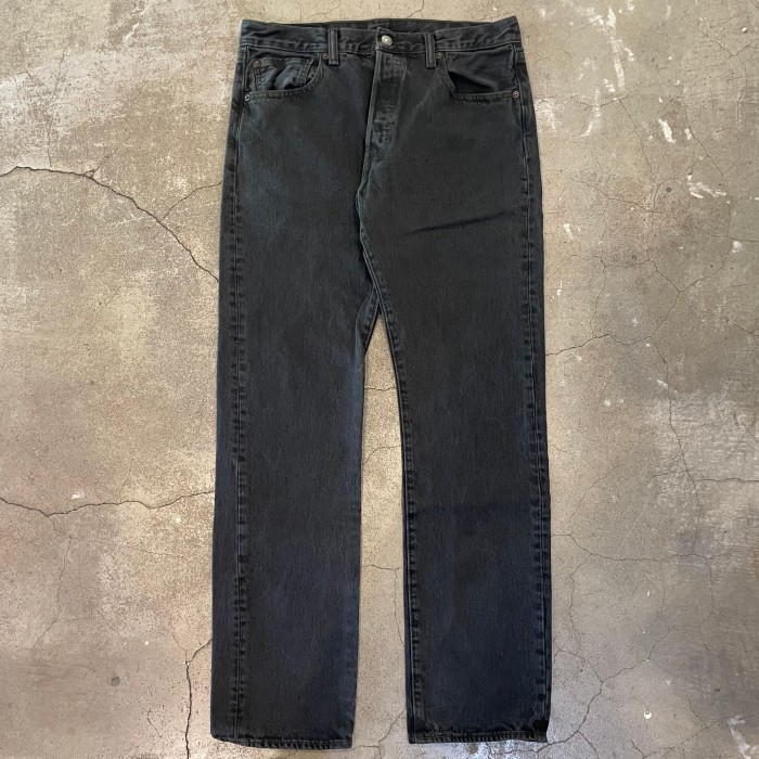 Levi's 501 black denim pants overdye | Vintage.City 빈티지숍, 빈티지 코디 정보