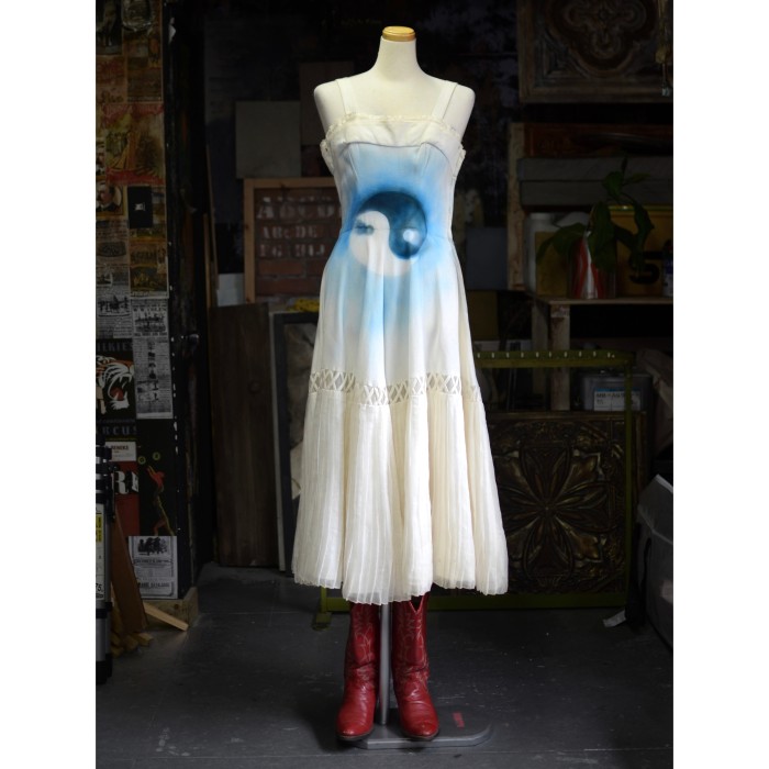 1950’s〜1960’s Vintage hand-painted onepiece | Vintage.City 古着屋、古着コーデ情報を発信