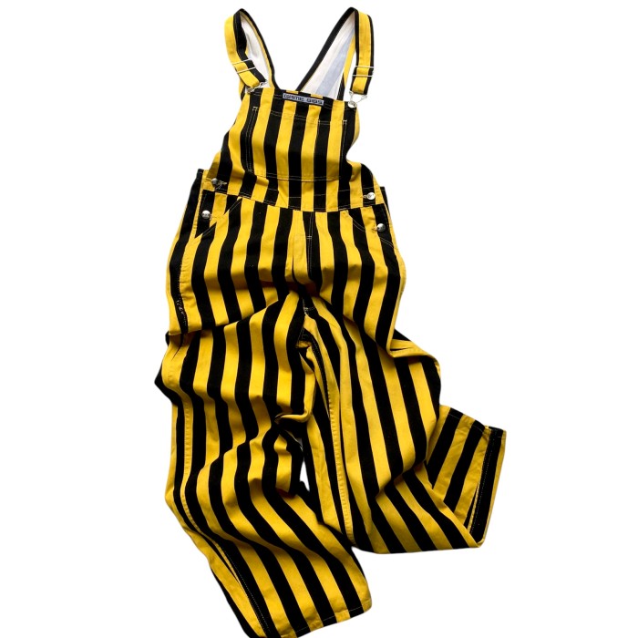 90’s “GAME BIBS” Stripe Overall | Vintage.City 古着屋、古着コーデ情報を発信