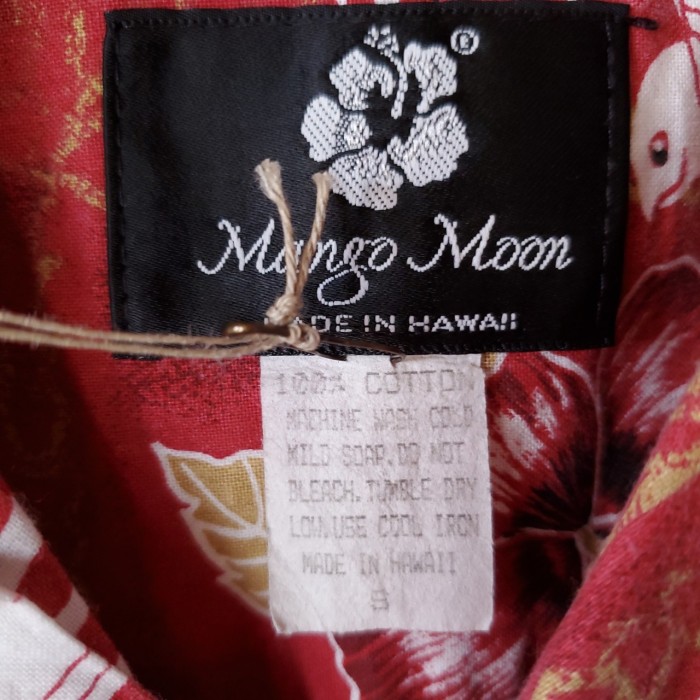 MangoMoon  80s   ハワイ製　オールオーバーパターン　アロハシャツ   オープンカラーシャツ　半袖シャツ　柄シャツ　カメハメハ大王　ヴィンテージ　アメカジ　ユニセックス　一点物　古着 | Vintage.City 古着屋、古着コーデ情報を発信