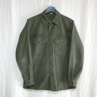 60s 米軍 OG-107 コットンサテン ユーティリティシャツ 15 1/2 33 | Vintage.City 빈티지숍, 빈티지 코디 정보