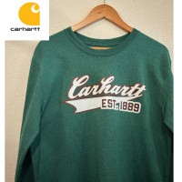 Carhartt ロンt ブランド ロゴ カーハート 長袖 Tシャツ グリーン M | Vintage.City 古着屋、古着コーデ情報を発信