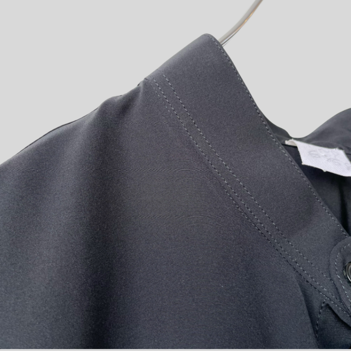 Polyester band collar shirt バンドカラーシャツ | Vintage.City 古着屋、古着コーデ情報を発信