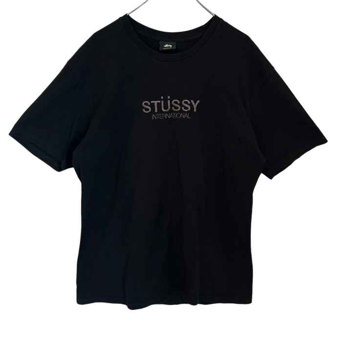 stussy ステューシー Tシャツ L 刺繍ロゴ センターロゴ メキシコ製 | Vintage.City 빈티지숍, 빈티지 코디 정보