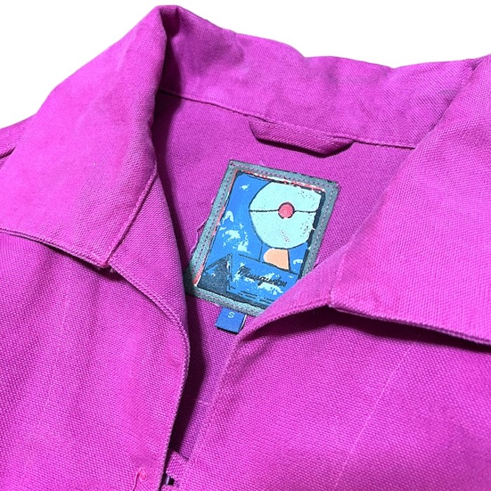 【Used】1990's～ コットンスキッパーシャツ ピンクパープル | Vintage.City 빈티지숍, 빈티지 코디 정보