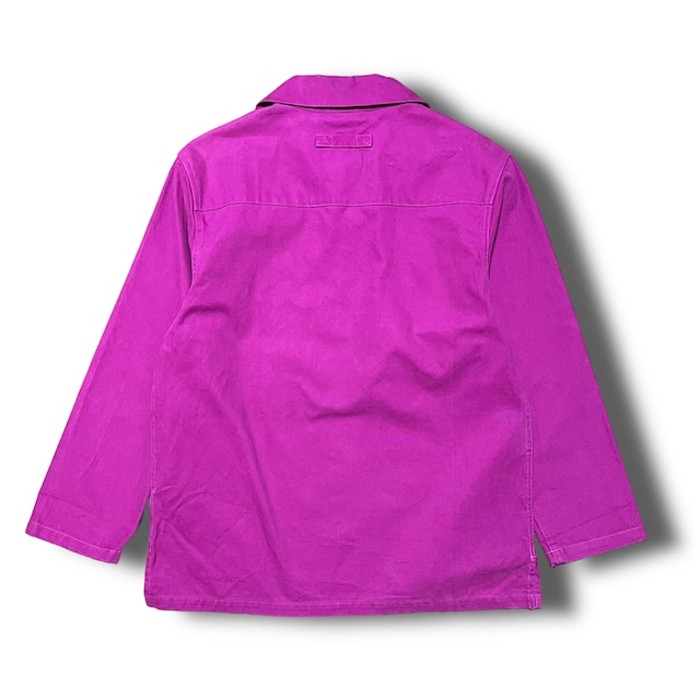 【Used】1990's～ コットンスキッパーシャツ ピンクパープル | Vintage.City 빈티지숍, 빈티지 코디 정보