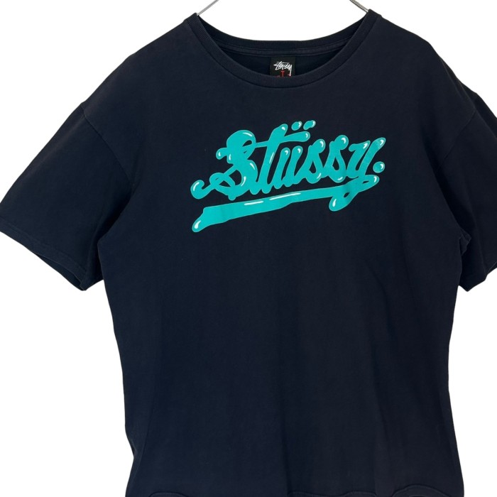 stussy ステューシー Tシャツ L センターロゴ プリントロゴ 90s | Vintage.City 빈티지숍, 빈티지 코디 정보