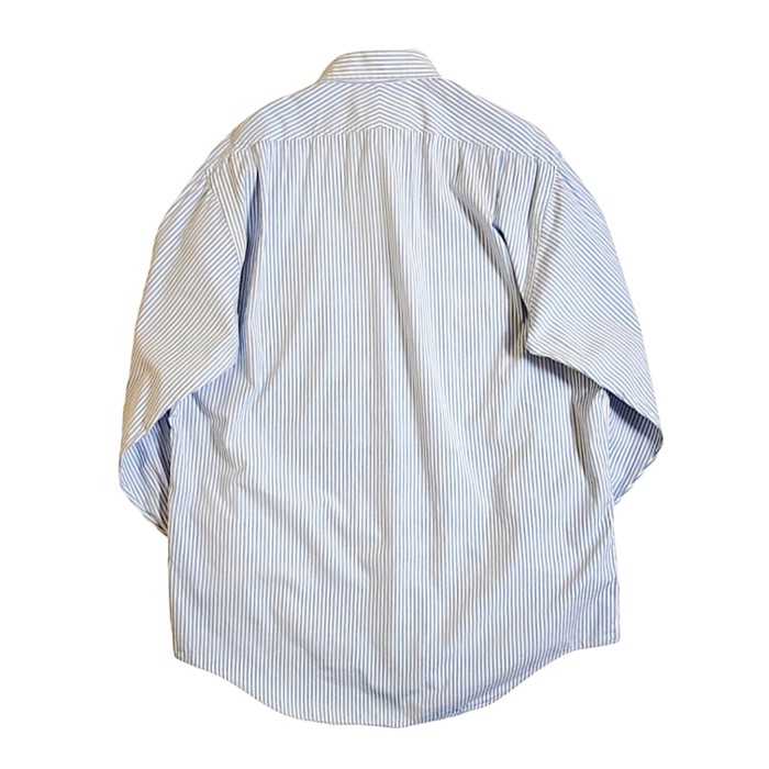 Aquascutum / Striped Two Ply Cotton Dress Shirt Made in USA | Vintage.City 빈티지숍, 빈티지 코디 정보
