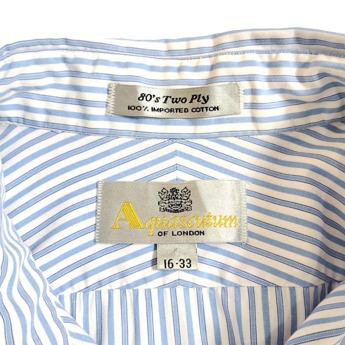 Aquascutum / Striped Two Ply Cotton Dress Shirt Made in USA | Vintage.City Vintage Shops, Vintage Fashion Trends