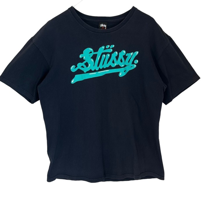 stussy ステューシー Tシャツ L センターロゴ プリントロゴ 90s | Vintage.City 古着屋、古着コーデ情報を発信