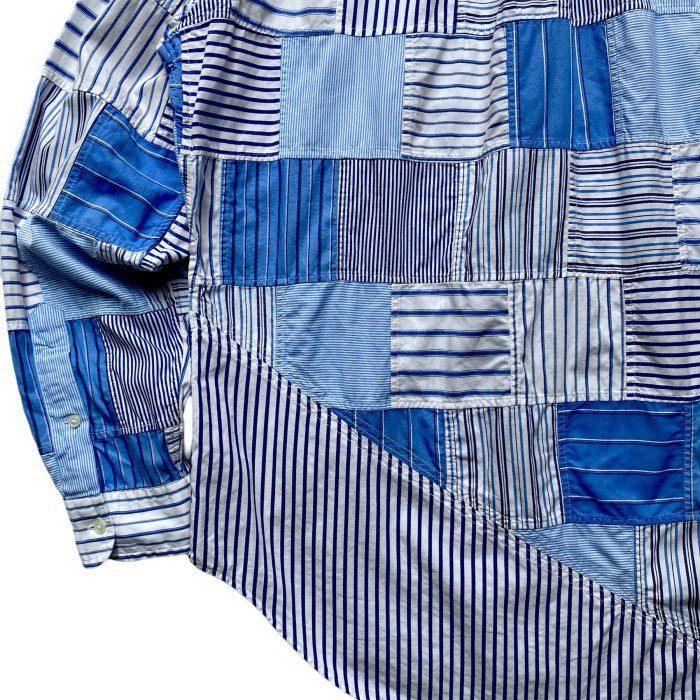 Ralph Lauren Patchwork B.D Shirt | Vintage.City 古着屋、古着コーデ情報を発信