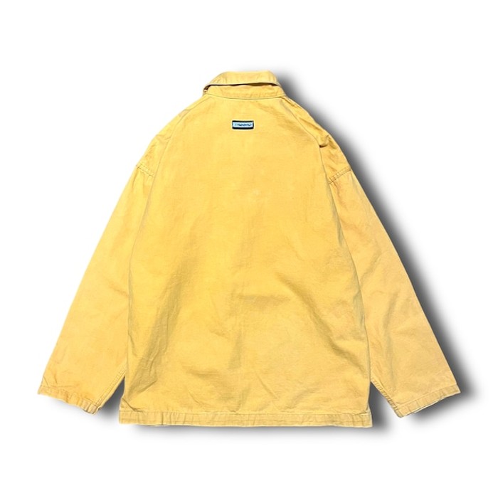 【Used】1990's～ コットンスキッパーシャツ イエロー | Vintage.City 빈티지숍, 빈티지 코디 정보