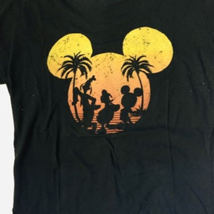 ディズニー　Disney ガールズXXL プリントTシャツ　ブラック | Vintage.City 빈티지숍, 빈티지 코디 정보