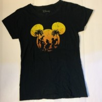 ディズニー　Disney ガールズXXL プリントTシャツ　ブラック | Vintage.City 빈티지숍, 빈티지 코디 정보